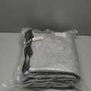 Lahome Floral Runner Rug for Hallways, 2'6''x8' Kitchen Runner Non Slip, Soft Washable Hallway Rugs with Rubber Backing Carpet for Laundry Bedroom Bathroom(Black/Grey)