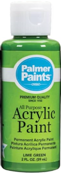 Palmer Paints Acrylic Paint Lime Green 3pcs
