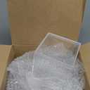 Blulu 8 Pieces Clear Acrylic Plastic Jewelry Box Mini Storage Box Mini Cube Containers with Lids for Candy and Tiny Jewelry(2.9 x 2.9 x 2.9 Inch, Classic Style, Square)