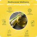 HappyLyfe Fairlane Organic Lemongrass Tea - 50g (24 pieces) | Refreshing Thai Herbal Tea (EXP 02/23/27)