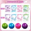 AuroTops Valentines Day Cards for Kids,24 Pack Stretchy Ball with Cute Valentine's Cards,Squeeze Toys Fidget Toys Bulk for Valentine Party Favors for Boys & Girls,Valentines Day Exchange Gifts