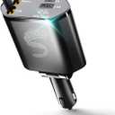 Retractable Car Charger USB C Fast Charging 120W, Car Accessories Cigarette Lighter Adapter Car Charger iPhone16 15 14 13 12 11 Car Essentials Gift for Travelers, Men, Women