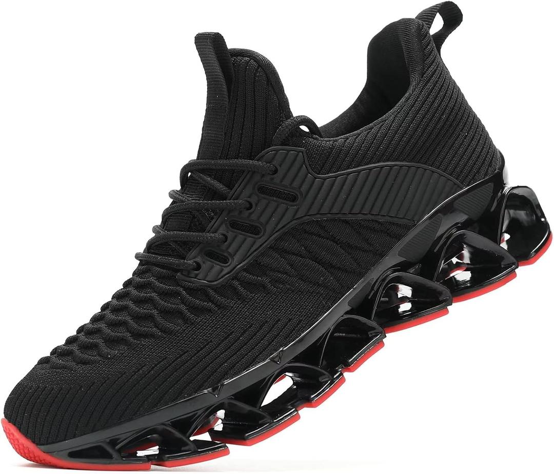 Wrezatro Women's Slip on Walking Running Shoes Blade Tennis Casual Fashion Sneakers Comfort Non Slip Work Sport Athletic Trainer, Size 39