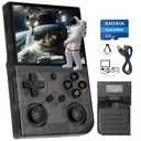 G350 Retro Game Console,Linux System RK3326 G350 Handheld Game Console Built-in 64G TF Card 4371 Games,3.5-inch IPS Screen, WiFi, Bluetooth 4.2, HDMI Output, 3200mAh Battery