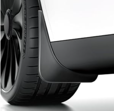 REEVAA 2026 Tesla New Model Y Juniper Accessories - Mud Flaps [Protect Paint, No Drilling Required] All-Weather Splash Guard Body Kits for Model Y Juniper 2025-2026, Black (Set of 4) 