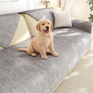 Non-Slip Couch Cover Washable for Pets, Sofa Cover for Sectional 1pc/36"×94"