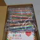 36 Sets Valentine Ballpoint Pens Bulk Student Gifts from Teache 6 in 1 Multicolor Ballpoint Pens Valentine Cards Classro