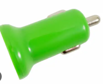 Car Chargers USB, Green, 4 Pack