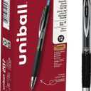 uni-ball 61256 Signo Gel 207 Roller Ball Retractable Gel Pen Blue Ink Micro Fine Dozen