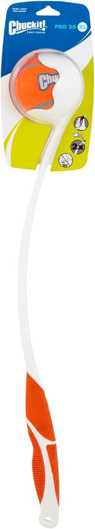 Chuckit! Pro 26XL Dog Ball Launcher, 26" Length, XL (3.5" Ball) For Dogs Over 100 Pounds