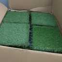 XLX TURF Artificial Grass Turf Tiles Interlocking Set 36 Pieces, Square Fake Grass Tiles Self-draining for Pet Indoor/Outdoor Flooring Decor, 12"x12", 8 Buckle Systerm