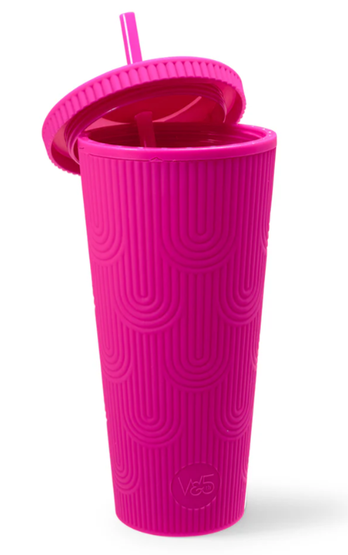 24 oz
MERMAID SCALE MATTE TUMBLER- HOT PINK