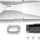 Grease Tray fits Nexgrill, Charbroil, Kenmore, BHG, Dynaglo, Grill Master, Uniflame,Backyard Gas Grill, Adjustable Drip with Catch Pan for 3/4/5 Burner, Grease Tray for Most CharBroil Models