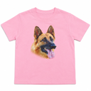 German Shepherd Face T-Shirt, Size Small