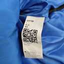 Fisoew Womens Ski Jacket Warm Hooded Insulated Waterproof Quilted Puffy Mountain Snow Winter Coat with Belt (Large, Blue)