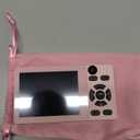 Digital Camera with Front Rear Lens, Autofocus 64MP 4K Camera for Photography with 32GB Card, Portable Compact Point and Shoot Camera for Teens Adult Beginner with Metal Shell, 2000mAh Battery (Pink)