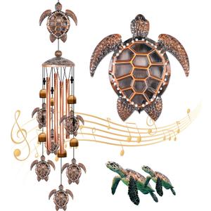 Turtle Wind Chime for Outside,Sea Turtle Gifts for Women,35IN Windchimes Outdoors Clearance,Turtle Decor for Garden Yard Porch Patio Home, Birthday Gift for Mom Grandma Friend