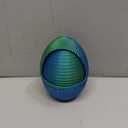 3D Printed Gear Rotary Snake Eggs, with 25'' Movable Joint Fidget Cobra Animal Model Inside, Creative Ornaments Toys for Easter Home Office Tabletop Decor (Blue Green, 5" Egg)