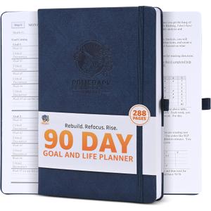 90 Day Goal Planner and Life Planner to Reclaim Your Purpose. Undated Daily, Weekly, Monthly Habit Tracker, Gratitude Journal, 10 Productivity Tools in One for Men & Women Ready to Rise Again