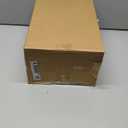 Christmas Village Sets of 17 Include 4 LED White Ceramic Christmas Village Houses with 4 Ceramic Xmas Trees Plastic Truck 7 Branch Trees for Rustic Farmhouse Xmas Decorations Indoor Home