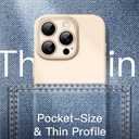 JETech Ultra Slim Case for iPhone 16 Pro Max 6.9 Inch, Camera Lens Full Protection, Lightweight Matte Finish PP Hard Minimalist Cover (Desert Titanium)