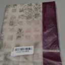 JINCHAN Linen Floral Fall Placemats Set of 4 Cloth Table Mats Rustic Cottagecore Jacobean Outdoor Seasonal for Kitchen Dining Table Decor Washable Tablemats 13x19 Inch Green