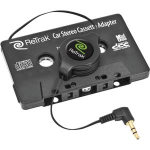 ReTrak Retractable Car Stereo Adapter (ETCASSETTEB)