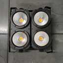 Betopper 4x100w Blinder Stage Spotlight,Cob Led DMX Satge Lights,4 Eye Matrix Par Lights'for Stage Lighting,Cold White+Amber Color Party Lighting'Dj Disco Light for Wedding Photostudio Theater