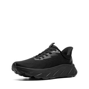 ALLSWIFIT Men's Hands Free Slip On Stability Walking Running Shoes Tennis Non-Slip Comfortable Workout Gym Breathable Lightweight StediBase Fashion Sneakers,Size 11.5,All Black,AMUMRS2511