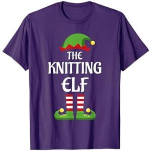 Knitting Elf Family Matching Group Christmas T-Shirt 3XL
