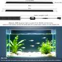 LED Aquarium Light Full Spectrum Fish Tank Light with RGB Brightness/Color Stepless Adjustment, 24/7 Day-Night Cycle Mode, Auto On/Off Timer, IP68 Waterproof (48W for 48'' - 54'' Tank)