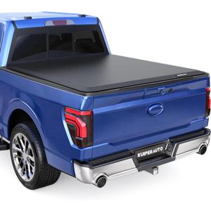 Soft Roll-Up Truck Bed Tonneau Cover Compatible for 2015-2023 Ford F150 Styleside (Not for Flareside) 8' Bed
