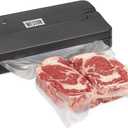 Weston Compact Food Vacuum Sealer Machine, Powerful 23 Hg Pump, For bags Up To 11 Wide, 100 Watts, Corner Guides for Easy Align, Intuitive Controls + Pulse Function, Black (65-2061-W)