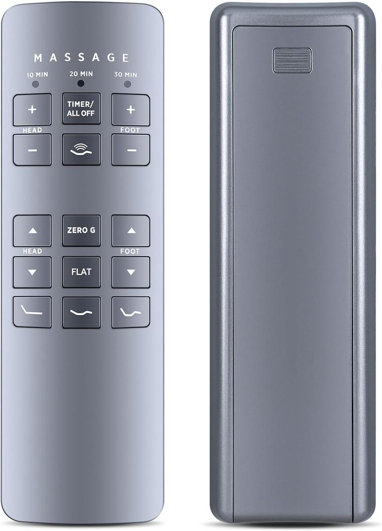 RF258C 77391 Replacement Remote Control Compatible with Serta Motion Perfect II and III Adjustable Bed