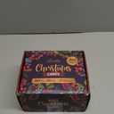 Decorably 100 Pack Foiled & Glittery Boxed 6x4in Assorted Christmas Cards with Envelopes and Stickers, 100 Unique Holiday Designs Seasons Greetings for Loved Ones, Printed Message - Gifting, Mailing