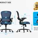 TRALT Office Chair - Ergonomic Office Chair with Back Support for Adults, Pack of 1