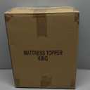 King Size Mattress Topper, Shredded Memory Foam Filling, with 1800 GSM Mattress Pad Cover, Soft Bed Topper for Back Pain,Comfy Plush Foam Filled Pillow Top,78"x80"