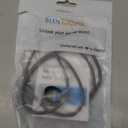 BlueRigger 90D USB C to 3.5mm Audio Cable - 3FT (Male AUX to USBC, Type C AUX Cord, USB-C to Headphone Jack 90 Degree Cable, Right Angled Type C to 1/8) - Compatible with Phone, Tablet, Laptop