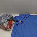 ZITY 5 Pack Mens Polo Shirt Short Sleeve Sports Golf Tennis T-Shirt Moisture-Wicking Summer Shirts (X-Large)