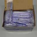 100 Pack Disposable 3ml/cc Lab Syringes with 23Ga 1 Inch Needle Luer Lock, Individually Sealed Packed