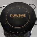 Nuwave Precision Induction Cooktop Gold, 12 Shatter-Proof Ceramic Glass Surface, Large 8 Heating Coil, Portable, 51Temp Settings 100F to 575F, 3 Wattage Settings 600, 900, and 1500 Watts
