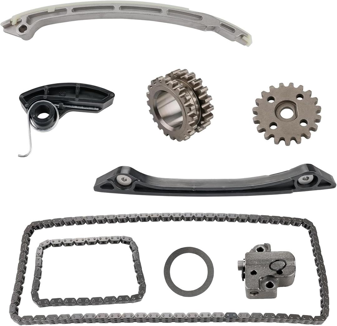 WATERWICH Engine Timing Chain Kit Compatible with Ford Edge Escape Explorer Focus Fusion Mustang Taurus Lincoln MKC MKT MKZ 2012-2020 Replacement for 9-0744SA 1F2012700 CJ5Z6K254B