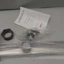 36-Inch Linear Shower Drain with Tile Insert Grate, SUS 304 Stainless Steel Linear Drain, Brushed Nickel Long Rectangle Shower Floor Drain with Leveling Feet, Hair Strainer, Fits Bathroom