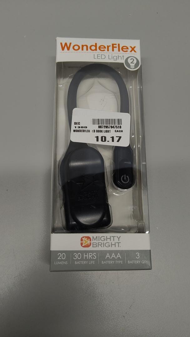 Wonder flex LED Book Light Black
