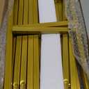 Wokceer Wedding Arch Backdrop Stand Square 7.2 x 7.2 FT Wedding Arches for Ceremony Metal Balloon Arch Frame for Wedding Birthday Party Garden Arbor Anniversary Event Decor (Gold)