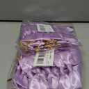 Giftmeet Purple Twist Ties for Bags, 4.3 Inch Ribbon Bows Bulk Assorted Christmas Ribbon and Bows, Reusable Bread Ties for Treat Bags, Lollipop Decoration, Christmas Tree, Home and Wedding 30 Pcs,Set of 2