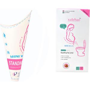 Disposable Female Urinal, Portable Female Urinal for Standing Pee, Suitable for Pregnant Women, Injuries, Travel, Camping, Outdoor Activities (Pack of 50, Pink)
