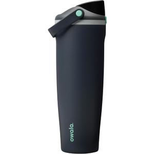 Owala FreeSip Sway Insulated Stainless Steel Water Bottle with Two-Way Spout, Built-In Straw and Handle, Made for Travel, School, and Sports, 40oz, BPA Free, Leak Proof, Foggy Tide