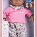 Corolle Bb Calin Maria Baby Doll - 12" Soft-Body with Sleeping Eyes That Open and Close, Vanilla-Scented - Mon Premier Poupon Collection for Kids Ages 18 Months and up