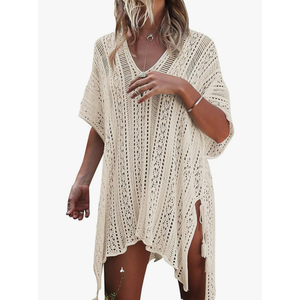 HARHAY Women's Summer Swimsuit Bikini 2023 Beach Swimwear Crochet Cover up, Size M